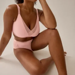 Naturana Soutien-gorge Doux Et Confortable Avec Détails En Maille – Rose -FITANCY Boutique naturana soutien gorge doux et confortable avec details en maille rose 3694399 7 68945f1e62659 1140x1140