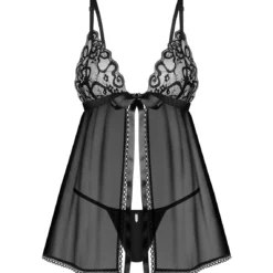 Obsessive Blomentis Babydoll Et String -FITANCY Boutique obsessive blomentis babydoll et string 3660095 6 6758583d5533e 1140x1140