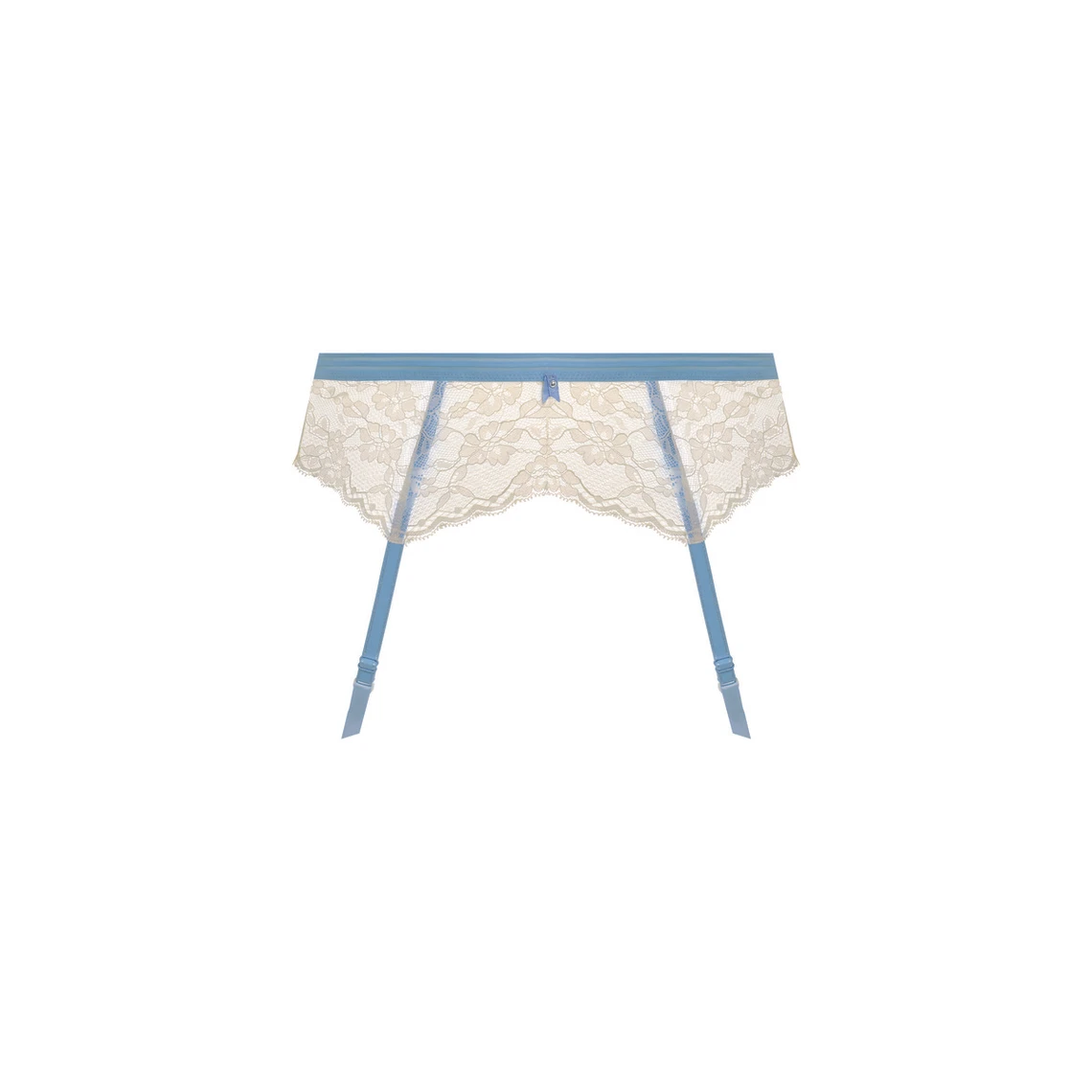 FREYA Porte Jarretelle - Blanc/Bleu 6 FREYA Porte Jarretelle - Blanc/Bleu – Image 4