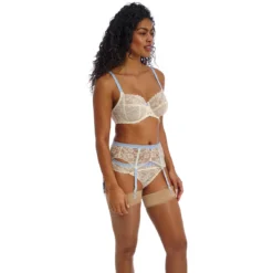 FREYA Porte Jarretelle - Blanc/Bleu 12 FREYA Porte Jarretelle - Blanc/Bleu -FITANCY Boutique offbeat something blue uw side support bra aa5451 brazilian aa5457 suspender aa5459 s trade 3000 ss24 3557128 1140x1140