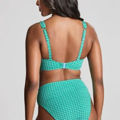Culotte De Bain Froncée Vert 15 Culotte De Bain Froncée Vert -FITANCY Boutique panache maillot gather culotte swimwear gingham 3645955 4 6793b78c8b75a 1140x1140