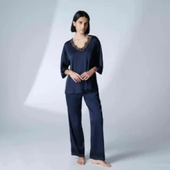 Simone Perele Pantalon - Bleu Simone Pérèle 9 Simone Perele Pantalon - Bleu Simone Pérèle -FITANCY Boutique pantalon bleu 3405580 3 1140x1140