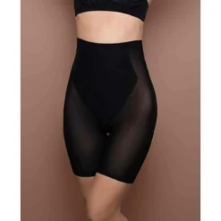 Bye Bra Powermesh Shapewear - Panty Taille Haute Gainant Noir