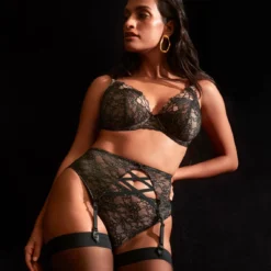 Porte-jarretelles Prima Donna Livonia - Dentelle Raffinée Noir