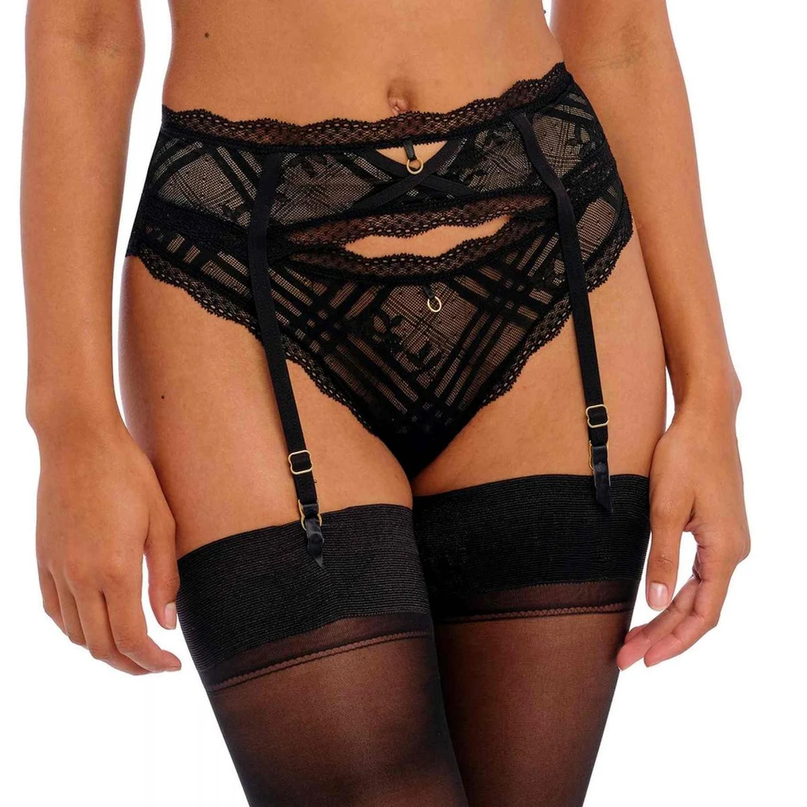 Porte-jarretelles Noir Freya 3 Porte-jarretelles Noir Freya