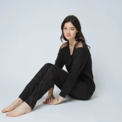 Pyjama Deux Pièces En Maille -FITANCY Boutique pyjama deux pieces en maille 3200556 1 1140x1140