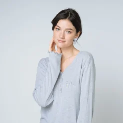 Pyjama Deux Pièces, Pantalon à Carreaux -FITANCY Boutique pyjama deux pieces pantalon a carreaux 3200538 2 1140x1140