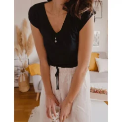 Pyjama Deux Pièces, Pantalon Satin -FITANCY Boutique pyjama deux pieces pantalon satin 3200552 1 1140x1140