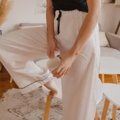 Pyjama Deux Pièces, Pantalon Satin -FITANCY Boutique pyjama deux pieces pantalon satin 3200552 2 1140x1140