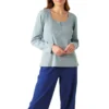 Pyjama Long Femme Confort Maille Athena 2 Pyjama Long Femme Confort Maille Athena -FITANCY Boutique pyjama long femme confort maille athena bleu en coton 3671621 7936347 47 1140x1140