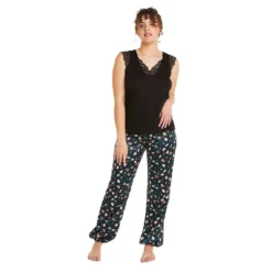 Pyjama Noir Impériale