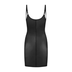 Bye Bra Powermesh Shapewear - Robe Gainante Buste Ouvert Noire -FITANCY Boutique robe buste ouvert gainante noire 3384864 5 1140x1140