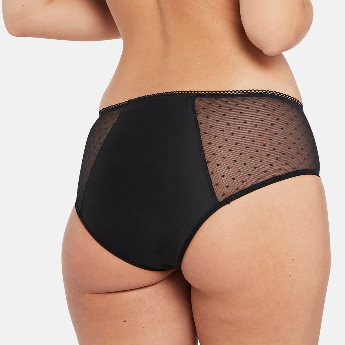 Shorty Menstruel Miss Sans Complexe Rosie - Noir Plumetis Sensuel 5 Shorty Menstruel Miss Sans Complexe Rosie - Noir Plumetis Sensuel – Image 3