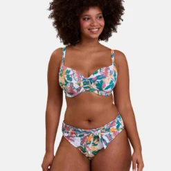 Culotte De Bain Imprimé Exotique - Noire -FITANCY Boutique sans complexe bain culotte de bain 3631518 6 676e237bae55d 1140x1140