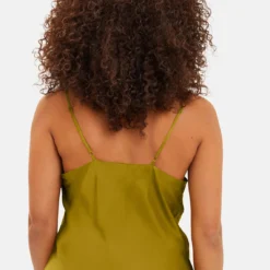 Ensemble Pyjama Sans Complexe Shiny - Caraco et Pantalon Vert -FITANCY Boutique sans complexe caraco 3592429 667855e923e3f 1140x1140