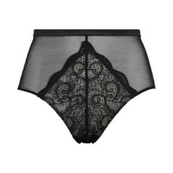 Sans Complexe Culotte Taille Haute Bi Matière - Noir -FITANCY Boutique sans complexe culotte 3500472 5 1140x1140