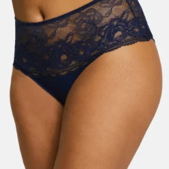 Sans Complexe Culotte Haute en Dentelle Lily - Bleu 11 Sans Complexe Culotte Haute en Dentelle Lily - Bleu -FITANCY Boutique sans complexe culotte haute dentelle bleu lily 3500442 6 1140x1140