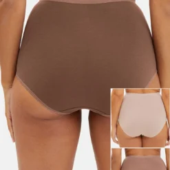 Sans Complexe - Lot de 3 Culottes Taille Haute en Coton Biologique -FITANCY Boutique sans complexe lot de 3 culottes taille haute en coton biologique 3592315 2 6672e45370aba 1140x1140