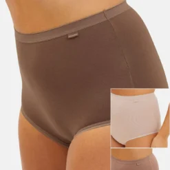 Sans Complexe - Lot de 3 Culottes Taille Haute en Coton Biologique -FITANCY Boutique sans complexe lot de 3 culottes taille haute en coton biologique 3592315 3 6672e463a412f 1140x1140