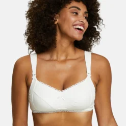 Soutien-gorge Allaitement Sans Armatures Sans Complexe Maternité New Calin - Ivoire