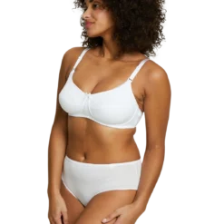 Soutien-gorge Allaitement Sans Armatures Sans Complexe Maternité NEW CARESSE Blanc -FITANCY Boutique sans complexe maternite soutien gorge allaitement sans armatures 1172519 5 1140x1140