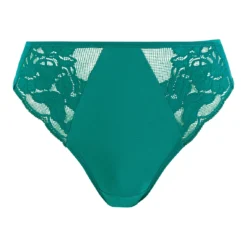 Sans Complexe Romance - Slip en Dentelle Florale et Tulle - Vert -FITANCY Boutique sans complexe slip 3631470 6 676d02d423319 1140x1140