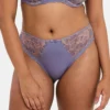 Sans Complexe Slip Capucine - Lingerie Chic Gris et Rose Pâle