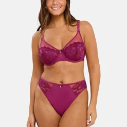 Sans Complexe - Slip Salomé Mûres de Boysen en Dentelle et Microfibre -FITANCY Boutique sans complexe slip 3668103 3 6868181cf1074 1140x1140