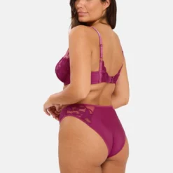 Sans Complexe - Slip Salomé Mûres de Boysen en Dentelle et Microfibre -FITANCY Boutique sans complexe slip 3668103 6868181c54a76 1140x1140