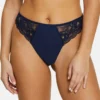 Slip Dentelle Bleu - Lily