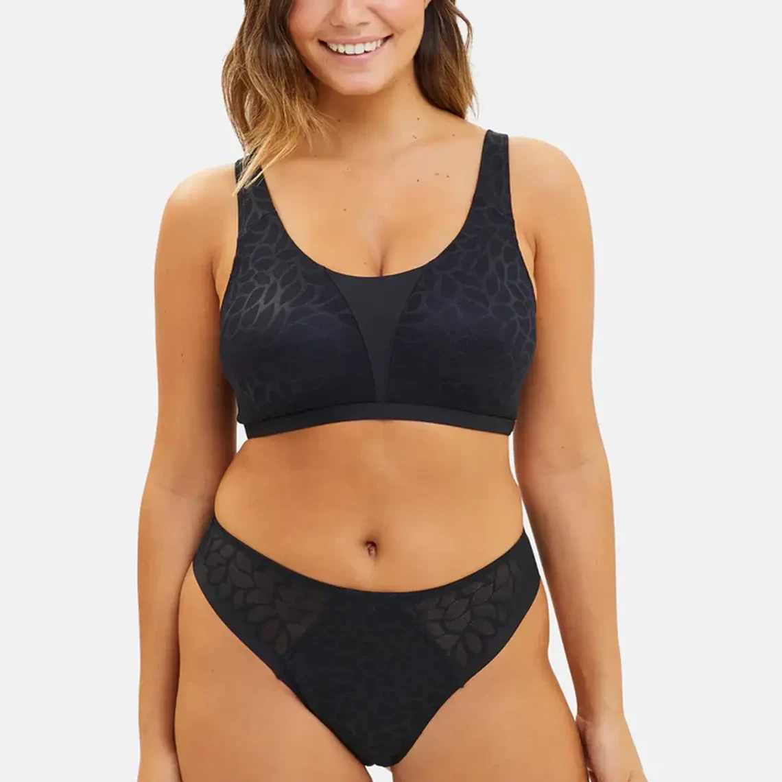 Soutien-gorge Brassière Coques Sans Armatures Noir 6 Soutien-gorge Brassière Coques Sans Armatures Noir – Image 4