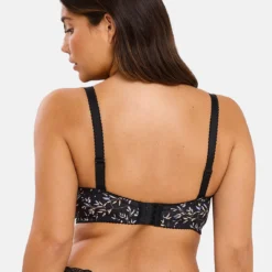 Brassière Sans Armatures Coline Imprimé Feuilles Foncées -FITANCY Boutique sans complexe soutien gorge brassiere sans armatures 3687745 5 686546a14d101 1140x1140