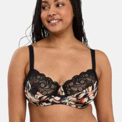 Sans Complexe Soutien-gorge Emboîtant Imprimé Feuilles Noir -FITANCY Boutique sans complexe soutien gorge emboitant a armatures 3668129 4 686a4f8dd4557 1140x1140