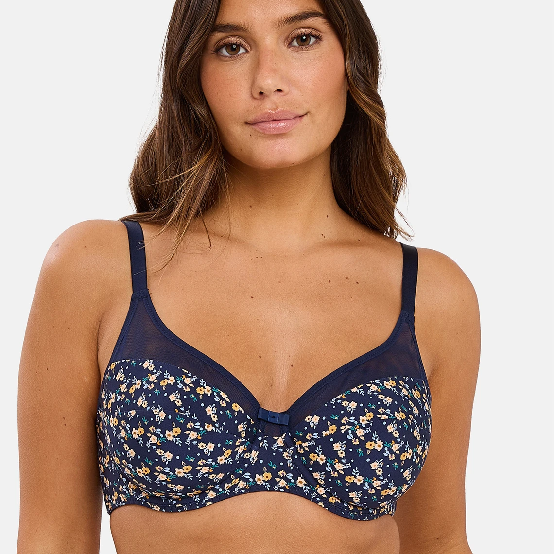 Sans Complexe Soutien-gorge Emboîtant Complice - Imprimé Floral Bleu 3 Sans Complexe Soutien-gorge Emboîtant Complice - Imprimé Floral Bleu