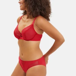 Ensemble Esmée Rouge -FITANCY Boutique sans complexe soutien gorge plongeant avec armatures 3592381 6 6678469a3c078 1140x1140