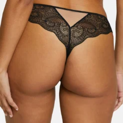 Tanga Dentelle Noir - Serena -FITANCY Boutique sans complexe tanga dentelle noir serena 3500464 3 1140x1140