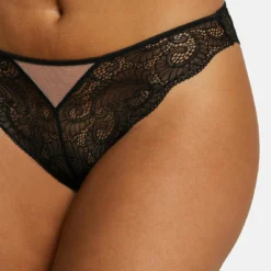 Tanga Dentelle Noir - Serena -FITANCY Boutique sans complexe tanga dentelle noir serena 3500464 5 1140x1140