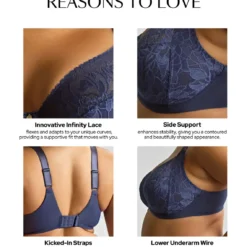 Sculptresse Soutien-Gorge Emboîtant Dream - Bleu Navy -FITANCY Boutique sculptresse soutien gorge emboitant dream bleu navy 3692225 10 68a6f33235952 1140x1140