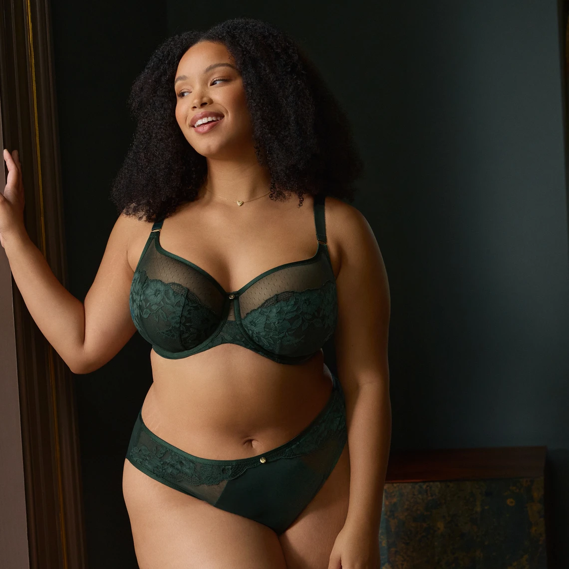 Sculptresse Josephine : Soutien-Gorge Emboîtant avec Armatures - Vert Forêt 4 Sculptresse Josephine : Soutien-Gorge Emboîtant avec Armatures - Vert Forêt – Image 2