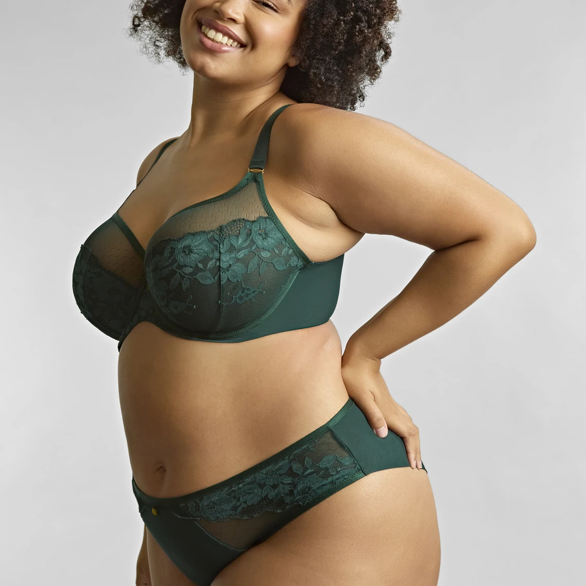 Sculptresse Josephine : Soutien-Gorge Emboîtant avec Armatures - Vert Forêt 10 Sculptresse Josephine : Soutien-Gorge Emboîtant avec Armatures - Vert Forêt – Image 8