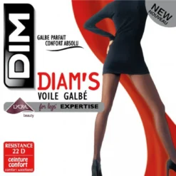 Collant Voile Galbe Noir Dim Diam'S