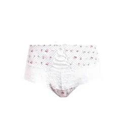 Brigitte Bardot Shorty Blanc Célébration - Dentelle et Microfibre -FITANCY Boutique shorty blanc celebration 3662071 7880263 63 1140x1140