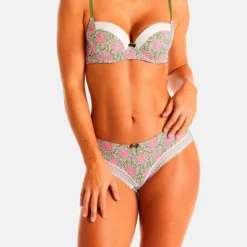 Pomm Poire Shorty Echo en Microfibre et Dentelle Ivoire -FITANCY Boutique shorty ivoire echo 3439236 6685764 64 1140x1140