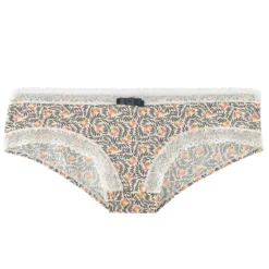 Pomm'Poire Shorty Nairobi en Microfibre et Dentelle - Ivoire/Pêche -FITANCY Boutique shorty ivoirepeche nairobi pommpoire blanc 1180985 2 1140x1140