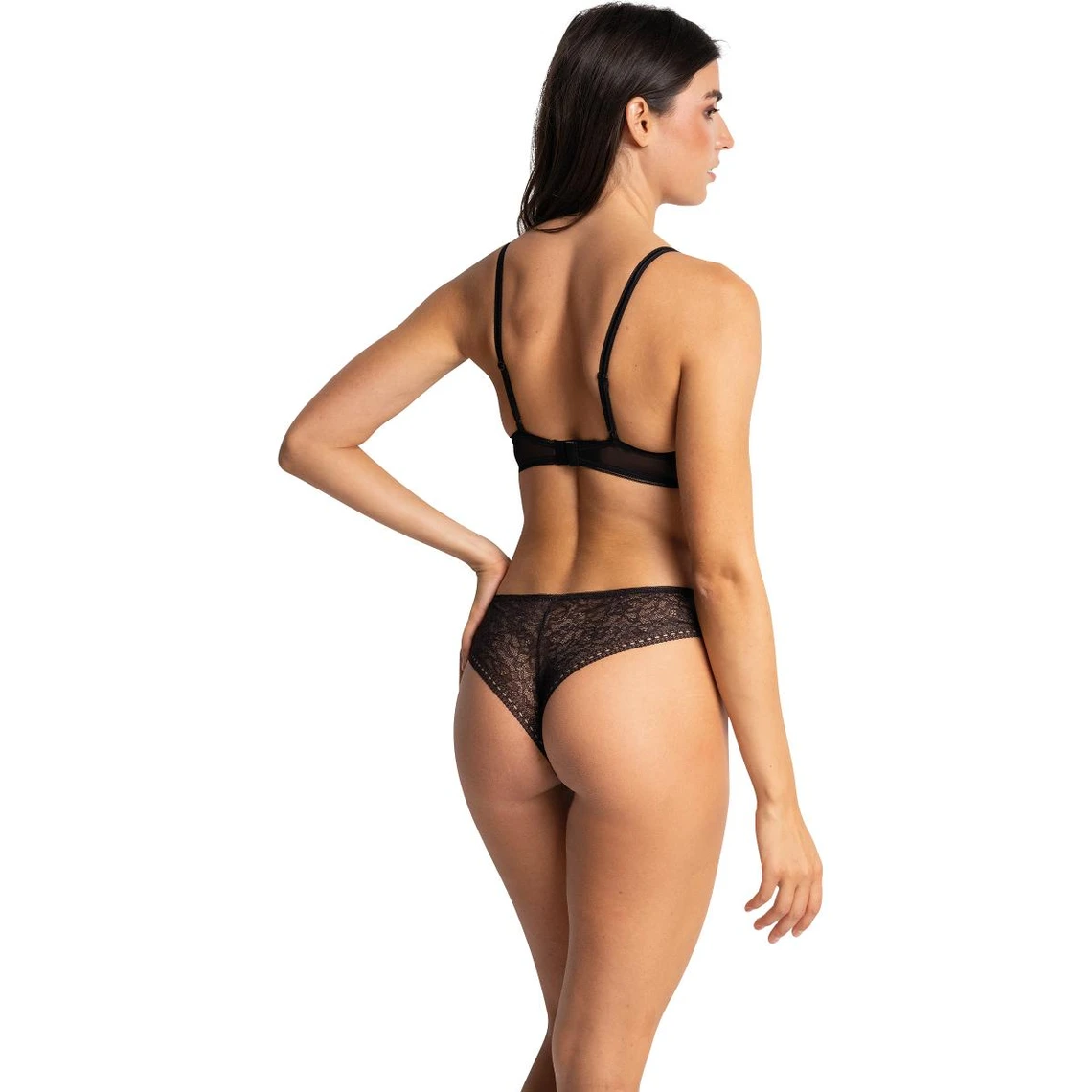 Passionata Shorty à Motifs Fleuris - Noir 6 Passionata Shorty à Motifs Fleuris - Noir – Image 4