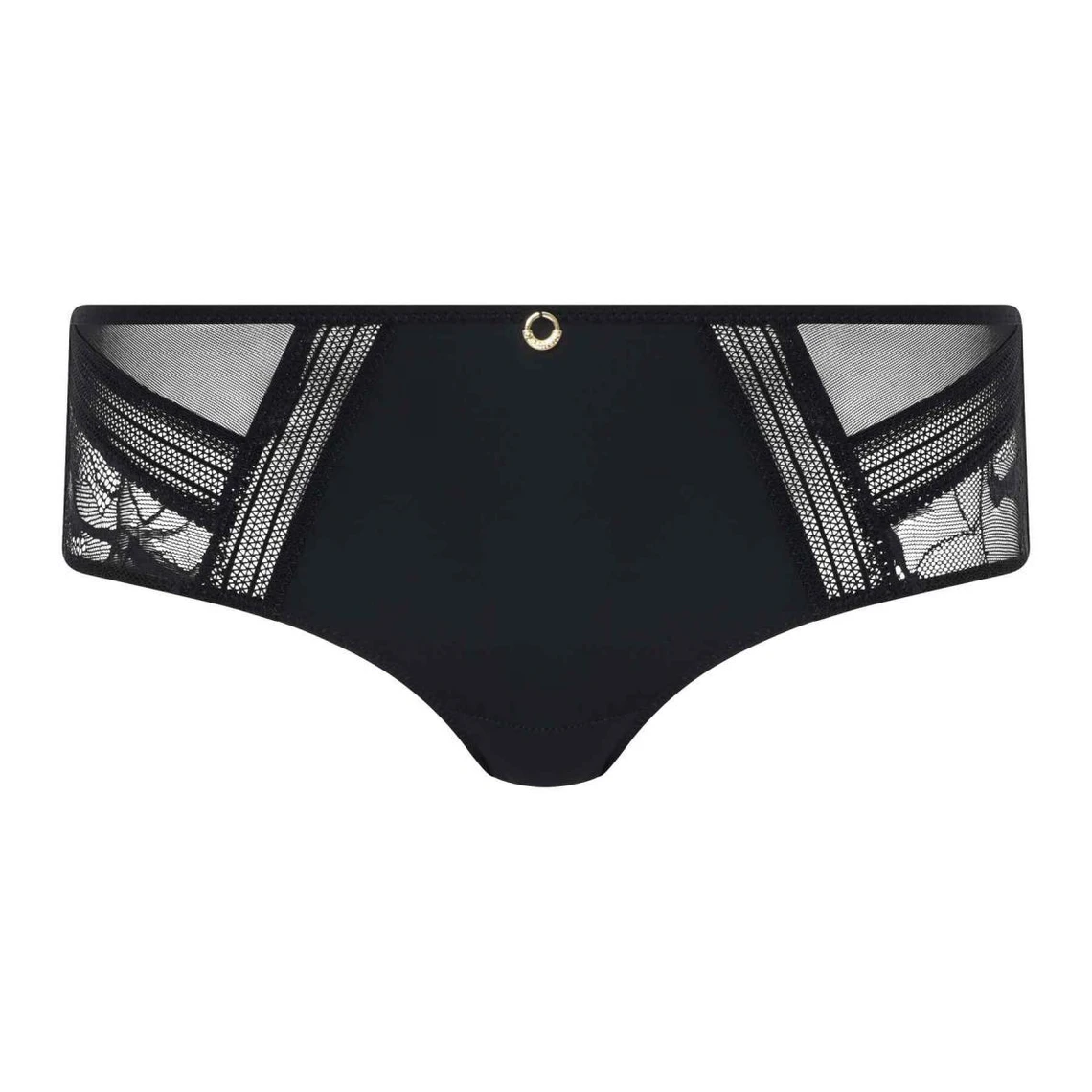 Chantelle True Lace Noir Shorty - Refined Lace Lingerie 4 Chantelle True Lace Noir Shorty - Refined Lace Lingerie – Image 2
