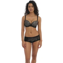 Freya Tailored Shorty - Elegant Black Lace Panty -FITANCY Boutique shorty noir 3361134 4 1140x1140