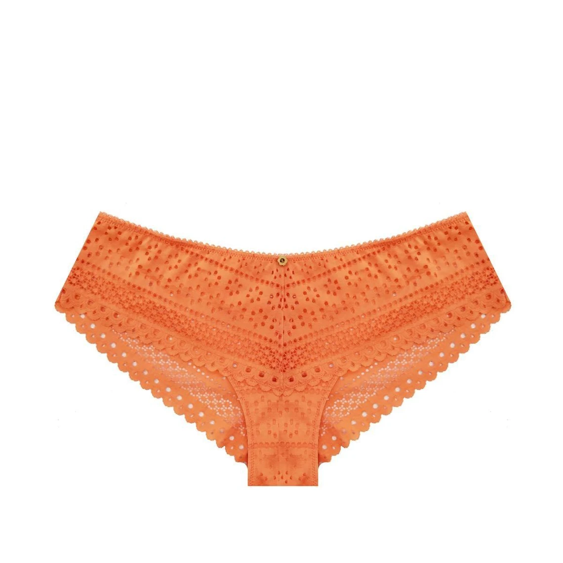 Brigitte Bardot Shorty Orange Tendance - Dentelle Chic & Colorée 6 Brigitte Bardot Shorty Orange Tendance - Dentelle Chic & Colorée – Image 4