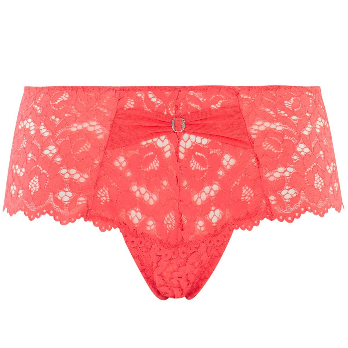 Pomm'Poire Rose Paradoxe Shorty en Dentelle Florale 7 Pomm'Poire Rose Paradoxe Shorty en Dentelle Florale – Image 5