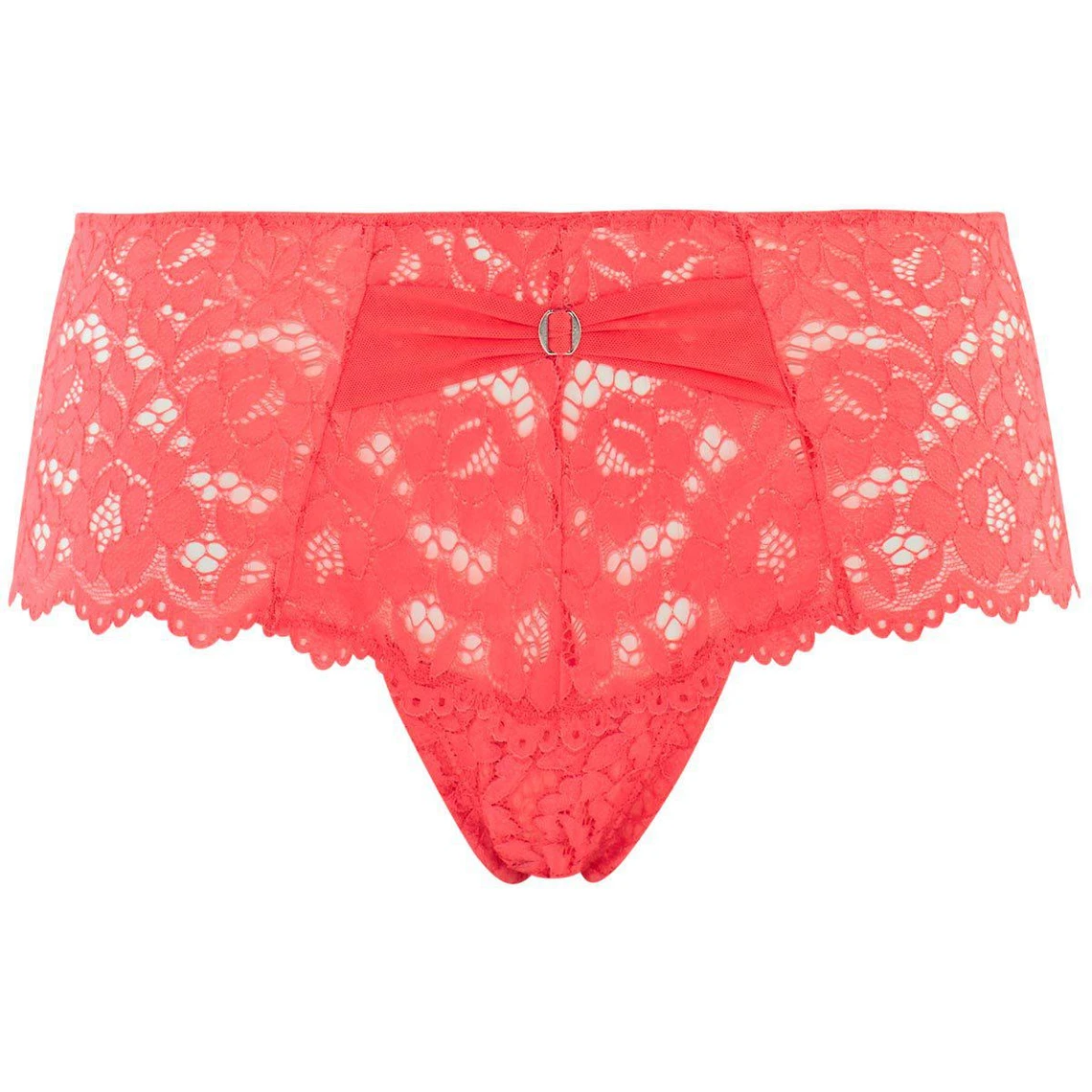 Pomm'Poire Rose Paradoxe Shorty en Dentelle Florale 5 Pomm'Poire Rose Paradoxe Shorty en Dentelle Florale – Image 3